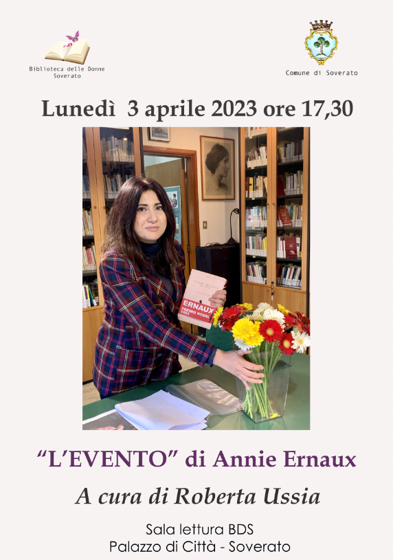 L'evento di Annie Ernaux a cura di Roberta Ussia